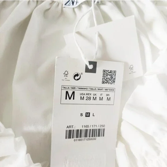 Zara Women's Crop-top Size M NEW WITH TAG! - Picture 3 of 3